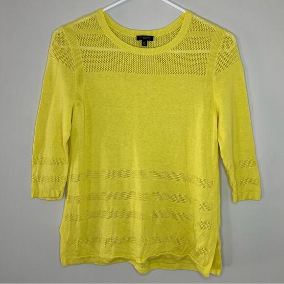 Talbots Linen Blend Sweater Size MP - Picture 1 of 5